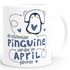 Kaffeetasse Die Schönsten Pinguine werden im {style_variation} geboren Geschenk zum Geburtstag SpecialMe®preview
