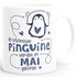 Kaffeetasse Die Schönsten Pinguine werden im {style_variation} geboren Geschenk zum Geburtstag SpecialMe®preview