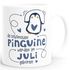Kaffeetasse Die Schönsten Pinguine werden im {style_variation} geboren Geschenk zum Geburtstag SpecialMe®preview