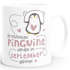 Kaffeetasse Die Schönsten Pinguine werden im {style_variation_string} geboren Geschenk zum Geburtstag SpecialMe®preview