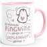 Kaffeetasse Die Schönsten Pinguine werden im {style_variation_string} geboren Geschenk zum Geburtstag SpecialMe®preview