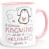 Kaffeetasse Die Schönsten Pinguine werden im {style_variation_string} geboren Geschenk zum Geburtstag SpecialMe®preview