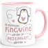 Kaffeetasse Die Schönsten Pinguine werden im {style_variation_string} geboren Geschenk zum Geburtstag SpecialMe®preview