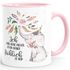 Kaffeetasse Elefant Ich habe heute nichts zu tun außer fröhlich zu sein Spruch-Tasse Geschenk MoonWorks® Innenfarbepreview