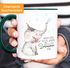 KaffeeTasse Elefant Warum Trübsal blasen wenn man auch seifenblasen kann Spruch Motivation positives Denken fröhlich MoonWorks®preview