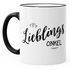 Kaffeetasse Geschenktasse Tasse Lieblingsonkel Geschenk Familie Onkel MoonWorks® Farbkantepreview