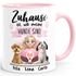 Kaffeetasse Hundemama personalisiert Figuren 2 Hunde anpassbar Tasse Geschenk Hundebesitzer Frau SpecialMe®preview