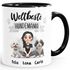 Kaffeetasse Hundemama personalisiert Figuren 2 Hunde anpassbar Tasse Geschenk Hundebesitzer Frau SpecialMe®preview