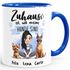Kaffeetasse Hundemama personalisiert Figuren 2 Hunde anpassbar Tasse Geschenk Hundebesitzer Frau SpecialMe®preview