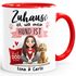 Kaffeetasse Hundemama personalisiert Figuren 2 Hunde anpassbar Tasse Geschenk Hundebesitzer Frau SpecialMe®preview