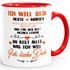Kaffeetasse Ich will dich heute und morgen ich liebe dich Geschenk Valentinstag Liebe Spruch MoonWorks®preview