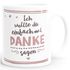 Kaffeetasse Ich wollte dir einfach mal Danke sagen Pinguin Dankeschön-Geschenk personalisierte Geschenke Name SpecialMe®preview