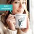 Kaffeetasse Ich wollte dir einfach mal Danke sagen Pinguin Dankeschön-Geschenk personalisierte Geschenke Name SpecialMe®preview