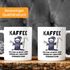 Kaffeetasse Kaffee weil man ja nicht jeden Morgen mit einem Mord anfangen kann Spruch MoonWorks®preview
