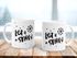 Kaffeetasse Let it snow Winter Weihnachten Spruch Schnee Eiskirstalle Schneeflocken Autiga®preview