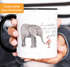 Kaffeetasse Liebe muss nicht perfekt sein sondern echt Elefant Maus Geschenk-Tasse MoonWorks® Teetasse Keramiktasse Innenfarbepreview