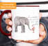 Kaffeetasse Liebe muss nicht perfekt sein sondern echt Elefant Maus Geschenk-Tasse MoonWorks® Teetasse Keramiktasse Innenfarbepreview