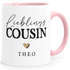 Kaffeetasse Lieblings Cousin Cousine mit Herz personalisierte Tasse Individuelle Namenstasse SpecialMe®preview