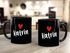 Kaffeetasse mit Namen und Herz personalisierbares Motiv individuelles Geschenk Liebe beste Freundin SpecialMe®preview
