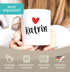 Kaffeetasse mit Namen und Herz personalisierbares Motiv individuelles Geschenk Liebe beste Freundin SpecialMe®preview