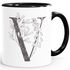 Kaffeetasse Monogramm Initiale Geschenk-Motiv Tasse personalisierte Namenstasse personalisierte Geschenke SpecialMe®preview