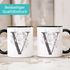 Kaffeetasse Monogramm Initiale Geschenk-Motiv Tasse personalisierte Namenstasse personalisierte Geschenke SpecialMe®preview