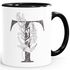 Kaffeetasse Monogramm Initiale Geschenk-Motiv Tasse personalisierte Namenstasse personalisierte Geschenke SpecialMe®preview