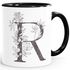 Kaffeetasse Monogramm Initiale Geschenk-Motiv Tasse personalisierte Namenstasse personalisierte Geschenke SpecialMe®preview
