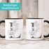 Kaffeetasse Monogramm Initiale Geschenk-Motiv Tasse personalisierte Namenstasse personalisierte Geschenke SpecialMe®preview