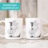 Kaffeetasse Monogramm Initiale Geschenk-Motiv Tasse personalisierte Namenstasse personalisierte Geschenke SpecialMe®preview