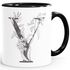 Kaffeetasse Monogramm Initiale Geschenk-Motiv Tasse personalisierte Namenstasse personalisierte Geschenke SpecialMe®preview