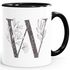 Kaffeetasse Monogramm Initiale Geschenk-Motiv Tasse personalisierte Namenstasse personalisierte Geschenke SpecialMe®preview