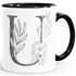 Kaffeetasse Monogramm Initiale Geschenk-Motiv Tasse personalisierte Namenstasse personalisierte Geschenke SpecialMe®preview