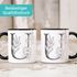 Kaffeetasse Monogramm Initiale Geschenk-Motiv Tasse personalisierte Namenstasse personalisierte Geschenke SpecialMe®preview