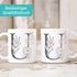 Kaffeetasse Monogramm Initiale Geschenk-Motiv Tasse personalisierte Namenstasse personalisierte Geschenke SpecialMe®preview