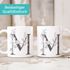 Kaffeetasse Monogramm Initiale Geschenk-Motiv Tasse personalisierte Namenstasse personalisierte Geschenke SpecialMe®preview