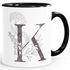 Kaffeetasse Monogramm Initiale Geschenk-Motiv Tasse personalisierte Namenstasse personalisierte Geschenke SpecialMe®preview