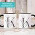 Kaffeetasse Monogramm Initiale Geschenk-Motiv Tasse personalisierte Namenstasse personalisierte Geschenke SpecialMe®preview