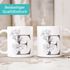Kaffeetasse Monogramm Initiale Geschenk-Motiv Tasse personalisierte Namenstasse personalisierte Geschenke SpecialMe®preview