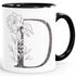 Kaffeetasse Monogramm Initiale Geschenk-Motiv Tasse personalisierte Namenstasse personalisierte Geschenke SpecialMe®preview