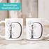 Kaffeetasse Monogramm Initiale Geschenk-Motiv Tasse personalisierte Namenstasse personalisierte Geschenke SpecialMe®preview