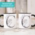 Kaffeetasse Monogramm Initiale Geschenk-Motiv Tasse personalisierte Namenstasse personalisierte Geschenke SpecialMe®preview
