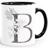 Kaffeetasse Monogramm Initiale Geschenk-Motiv Tasse personalisierte Namenstasse personalisierte Geschenke SpecialMe®preview