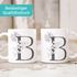 Kaffeetasse Monogramm Initiale Geschenk-Motiv Tasse personalisierte Namenstasse personalisierte Geschenke SpecialMe®preview