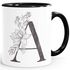 Kaffeetasse Monogramm Initiale Geschenk-Motiv Tasse personalisierte Namenstasse personalisierte Geschenke SpecialMe®preview