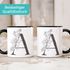 Kaffeetasse Monogramm Initiale Geschenk-Motiv Tasse personalisierte Namenstasse personalisierte Geschenke SpecialMe®preview