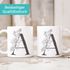 Kaffeetasse Monogramm Initiale Geschenk-Motiv Tasse personalisierte Namenstasse personalisierte Geschenke SpecialMe®preview