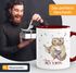 Kaffeetasse Only you singende Eule Owl Liebe Love Watercolor I love you Ich liebe dich MoonWorks® Geschenk-Tasse Innenfarbepreview