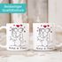 Kaffeetasse Personalisierbares Liebespärchen Strichmännchen Tasse personalisierte Namenstasse personalisierte Geschenke SpecialMe®preview