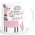 Kaffeetasse Spruch Die schönsten Alpakas heißen eigener Name personalisierte Namenstasse individuelle Namensgeschenke Lama SpecialMe®preview